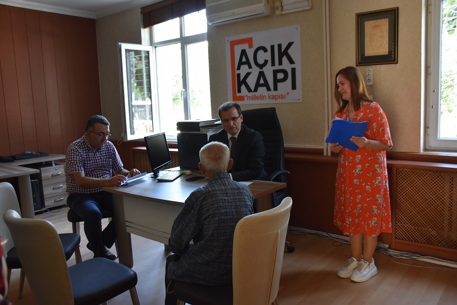 Kaymakam Güldoğan ’Açık Kapı’da vatandaşlarla buluştu