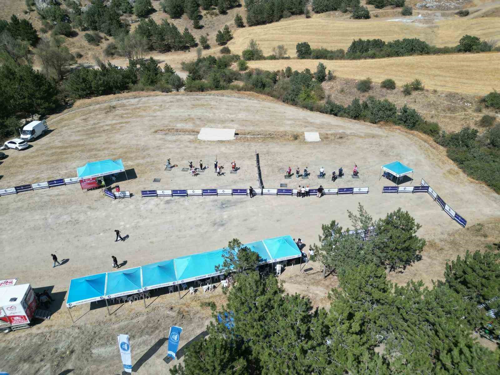 &Ccedil;orum&rsquo;da 115 sporcu hedefleri vurabilmek i&ccedil;in yarıştı
