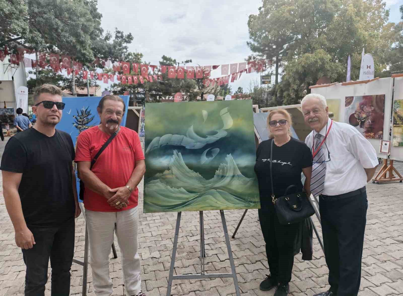 70 Sanat&ccedil;ı Kemerhisar&rsquo;da sanat festivalinde buluştu
