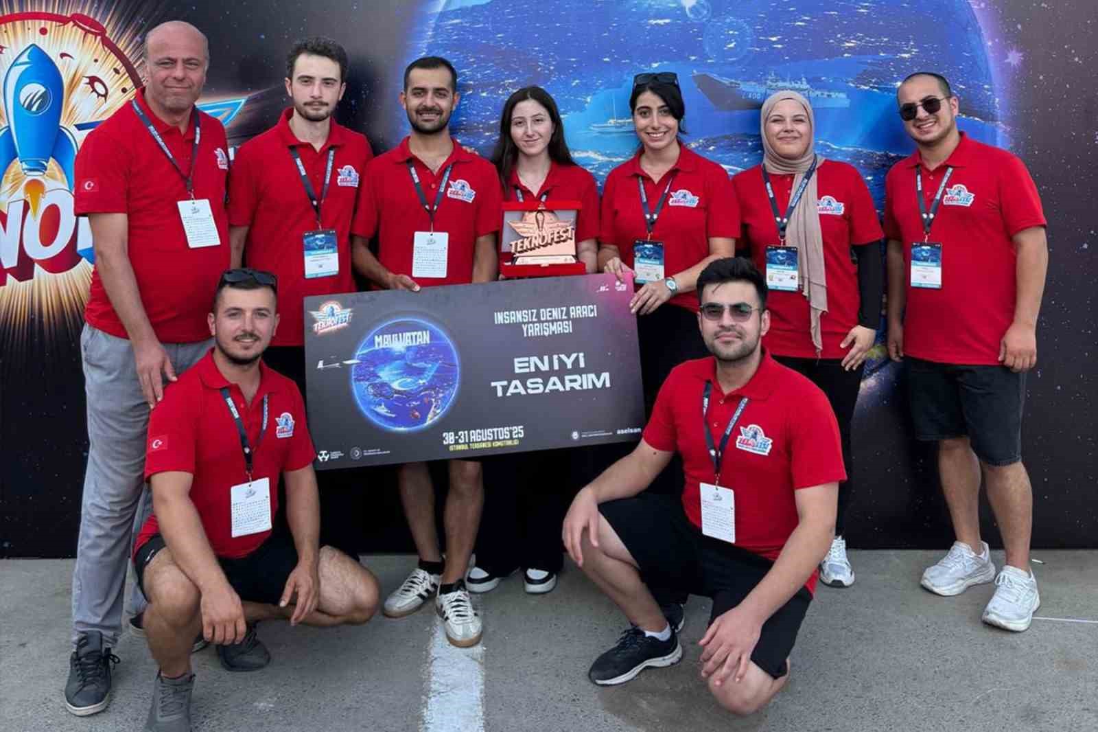 ALKÜ’ye Teknofest’te "En İyi Tasarım" ödülü