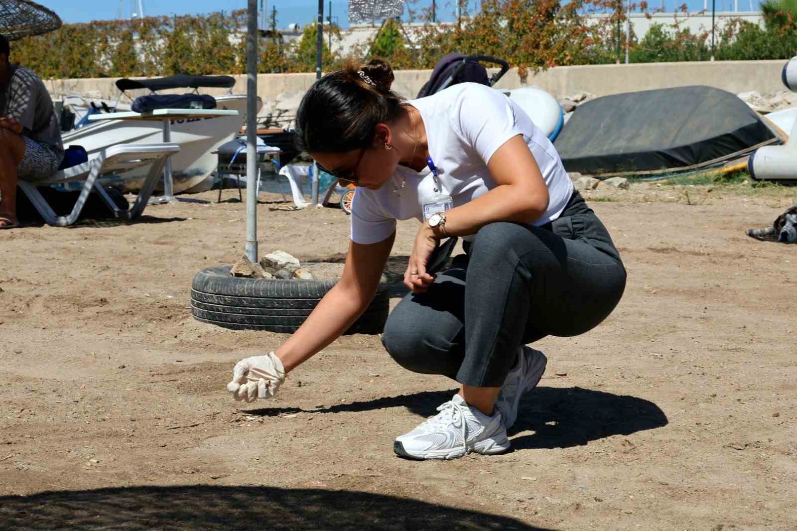 Deniz Çöpleri İzleme Programı Turgutreis’te devam etti