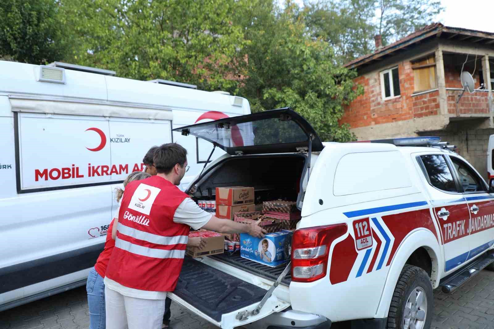 Türk Kızılayı’ndan yangın bölgesine destek