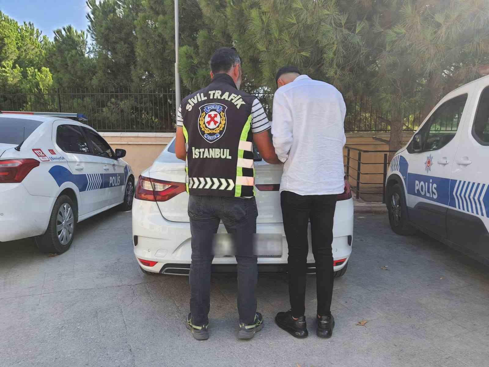 Büyükçekmece’de drift atan sürücüye 47 bin TL ceza kesildi