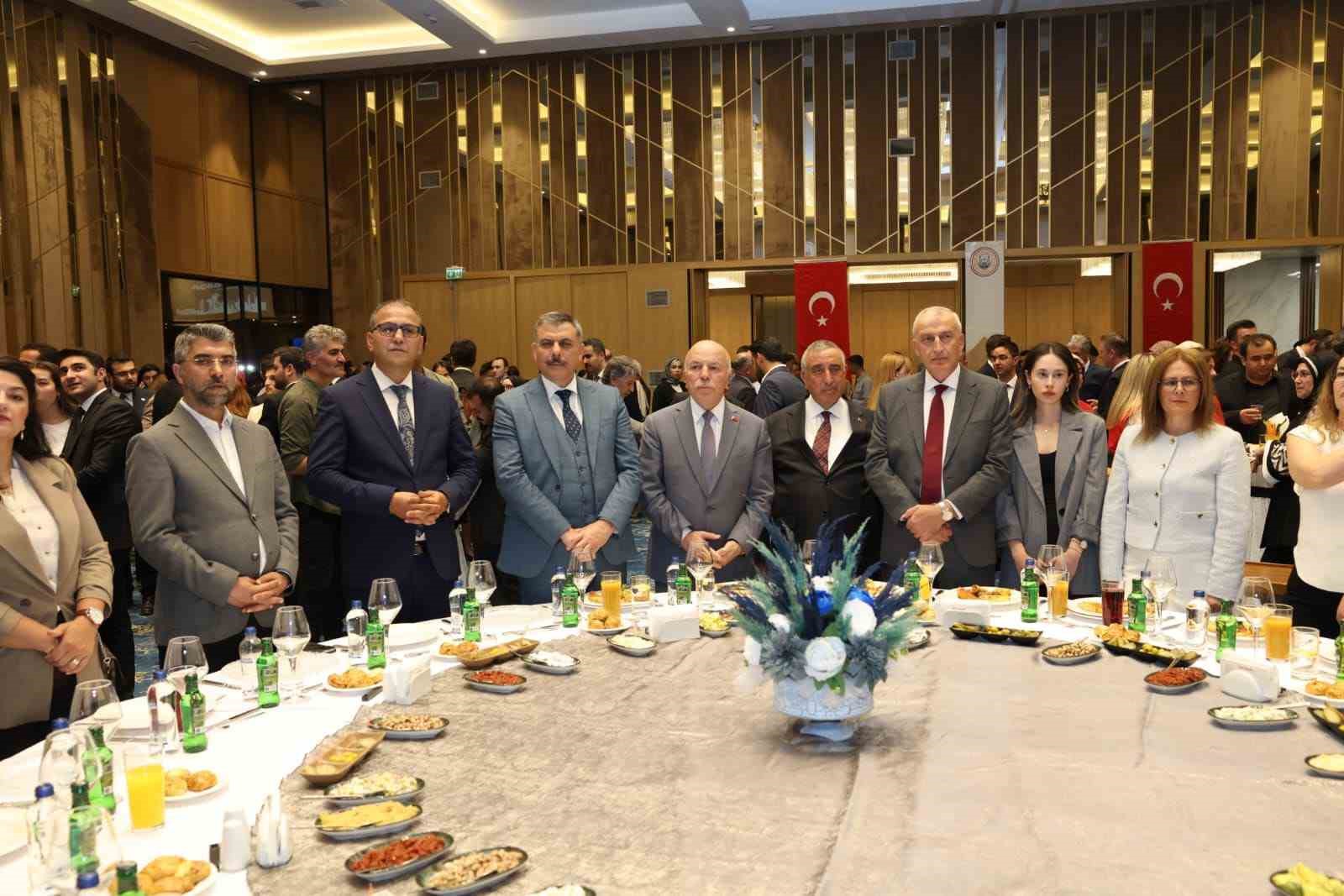 Yargı mensupları resepsiyonda buluştu