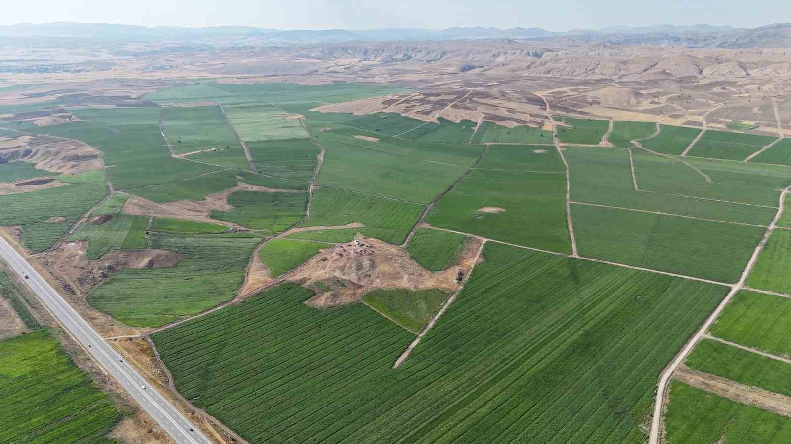 Bozkır yeşerdi, 110 bin dekar alanda yapılan patates ekimi ile 460 bin ton rekolte bekleniyor