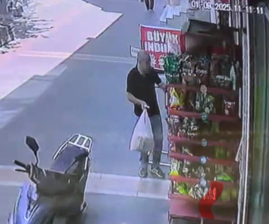 Batman’da büfe önünde ilginç hırsızlık