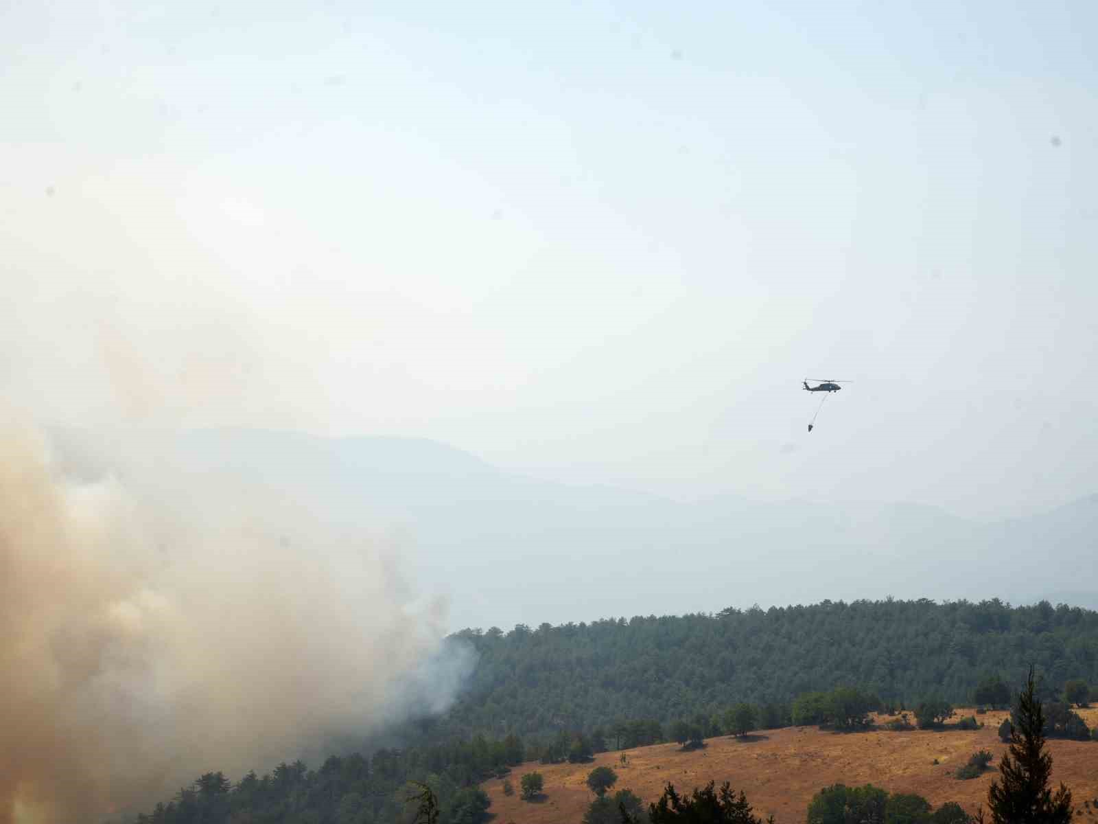 Kastamonu’da orman yangınlarıyla mücadele sürüyor