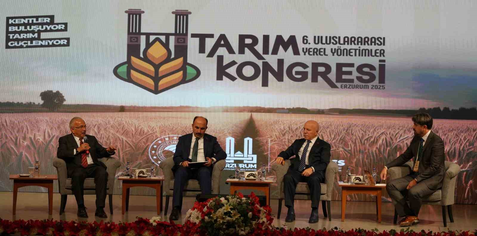 6. Uluslararası Yerel Yönetimler Tarım Kongresi Erzurum’da başladı