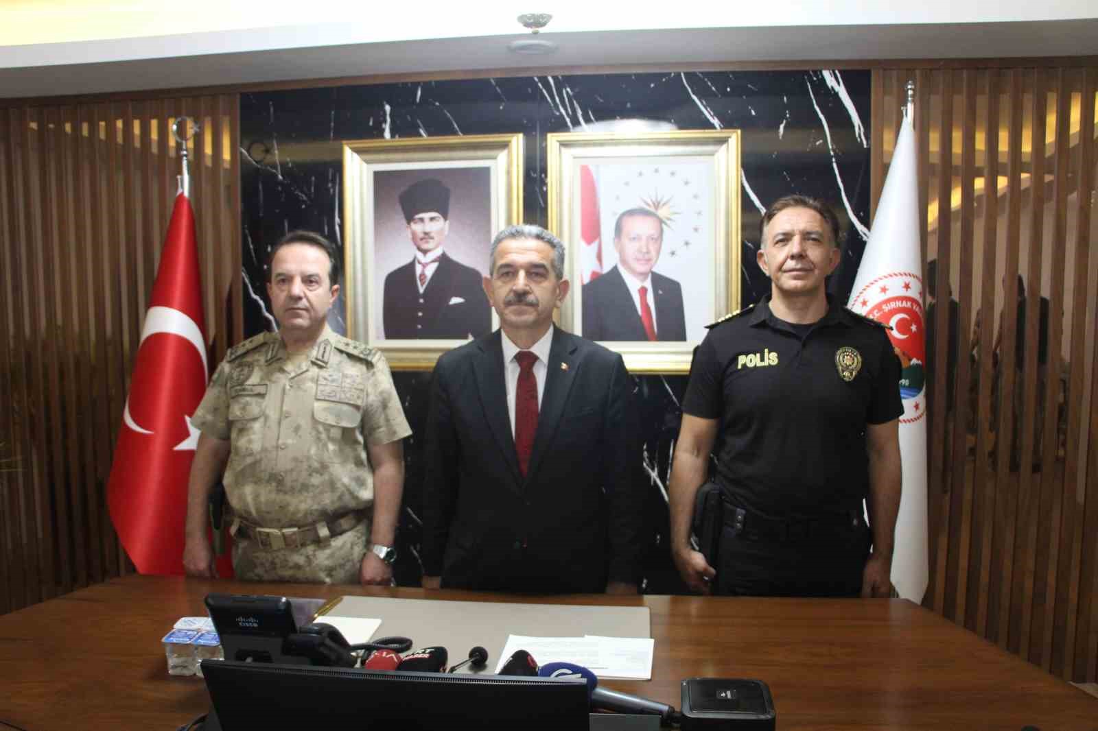 Vali Ekici: ’’Şehrimizde terör örgütü mensubu bulunmamaktadır