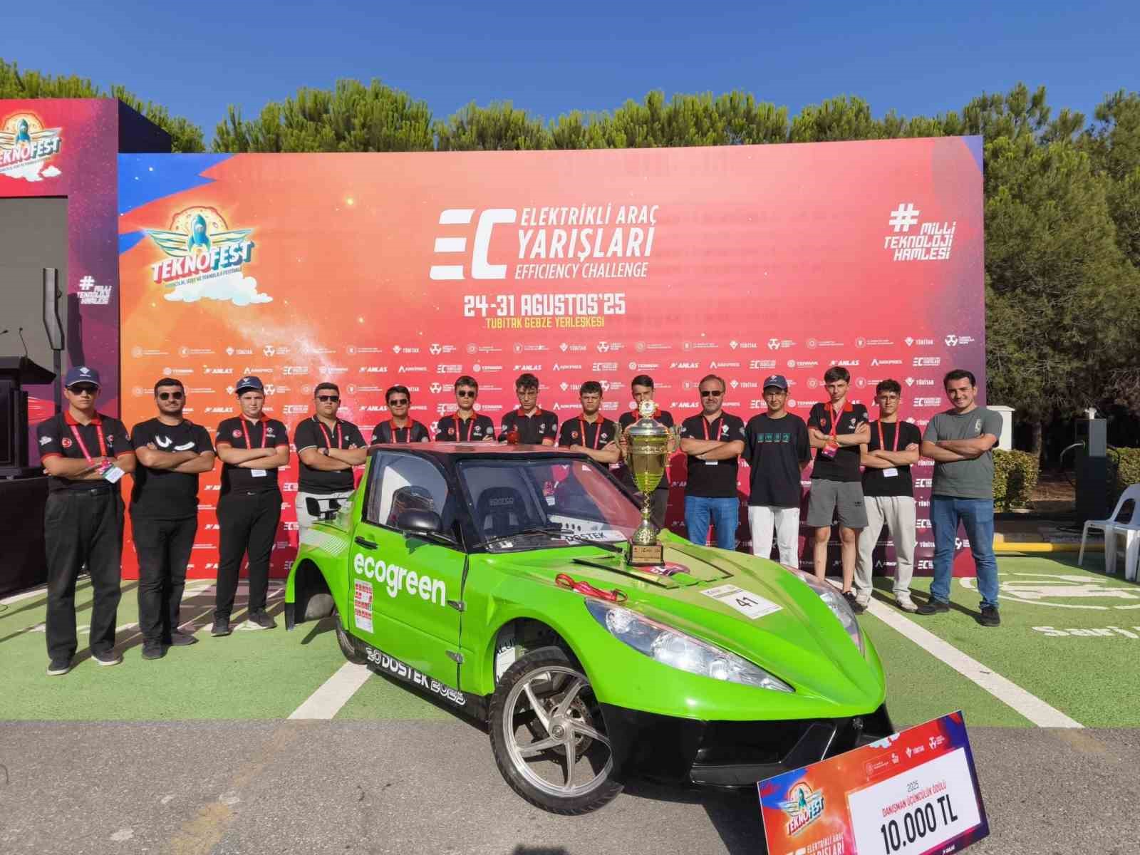 Elektrikli araç ’Ecogreen’ tasarımda Türkiye 1.’si oldu