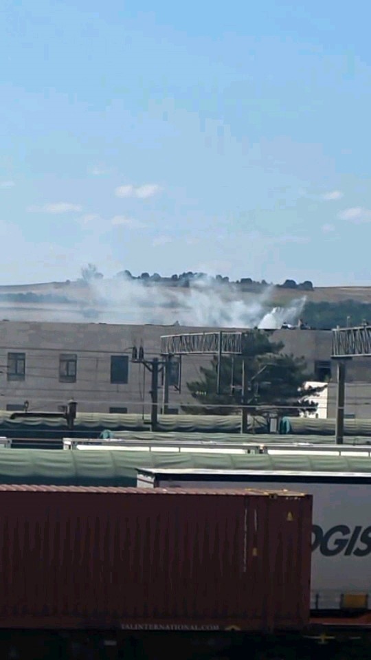 Kapıkule Gar Binası&rsquo;nda yangın paniği
