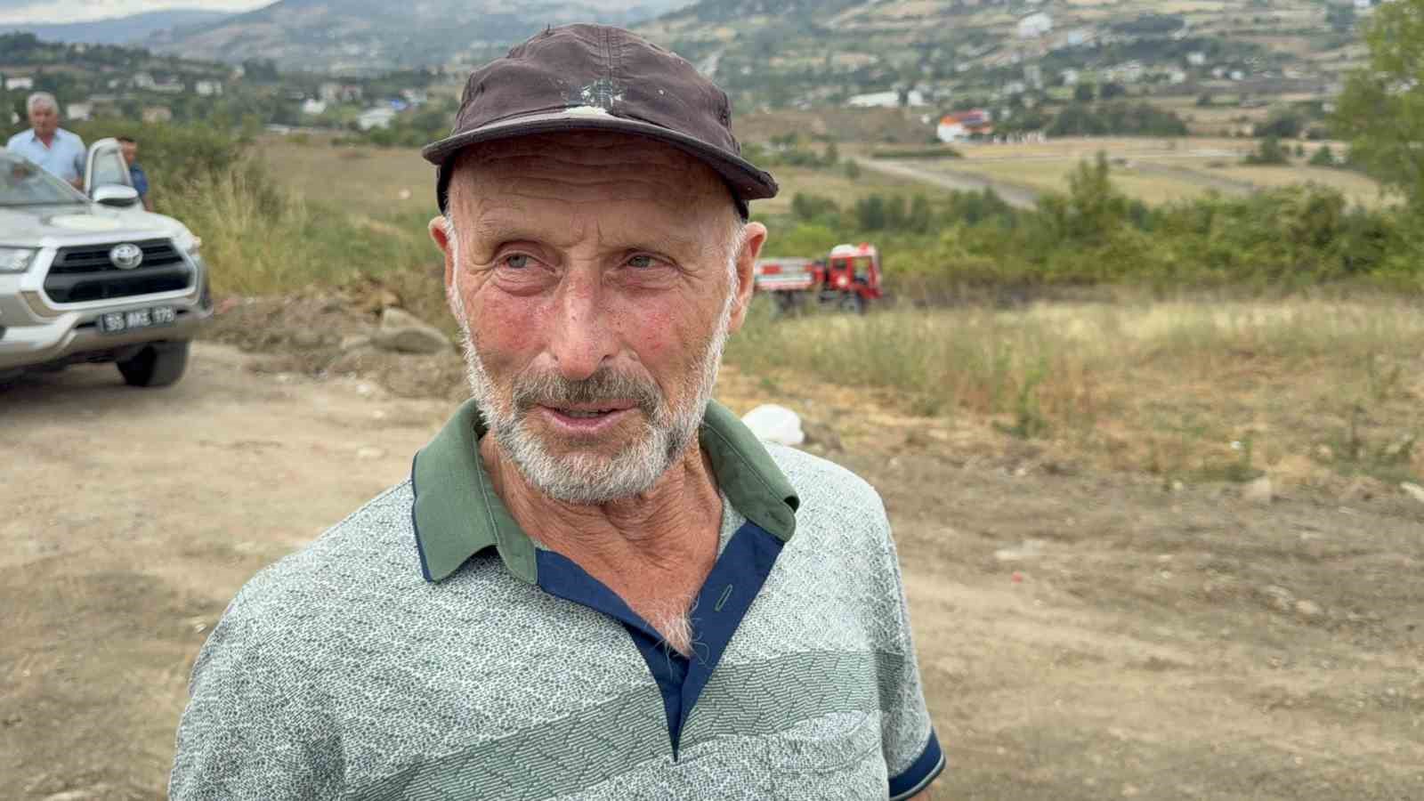 Otları tutuşturarak yangın &ccedil;ıkartan şahıs ekipleri alarma ge&ccedil;irdi
