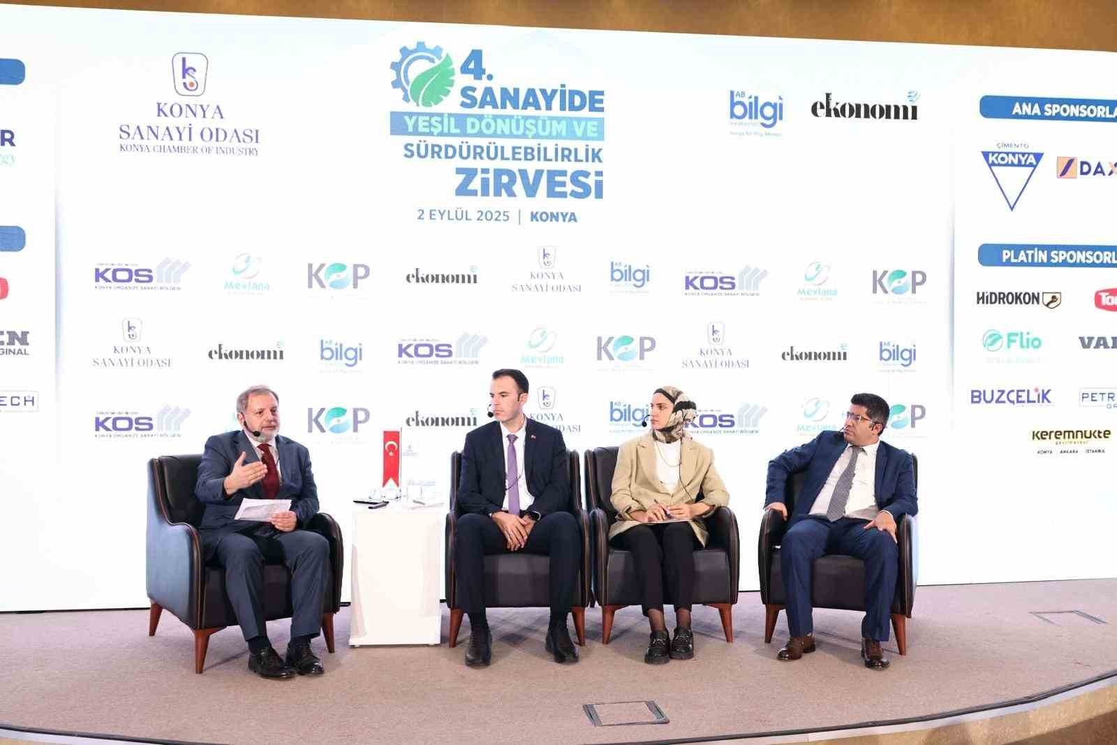 Konya yeşil sanayinin &ouml;nc&uuml;s&uuml; olacak
