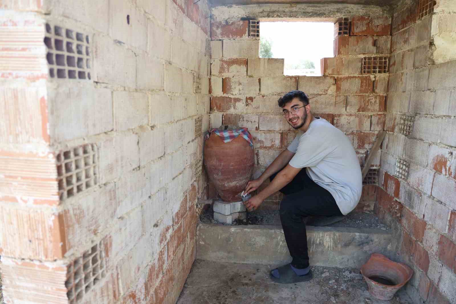 Aydın Dağları’nda susayanlar bu hayırla susuzluğunu gideriyor