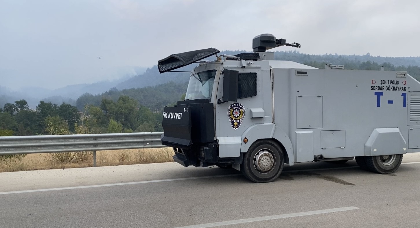 Kastamonu&rsquo;daki orman yangınına m&uuml;dahalede TOMA&rsquo;lar da g&ouml;rev yapıyor
