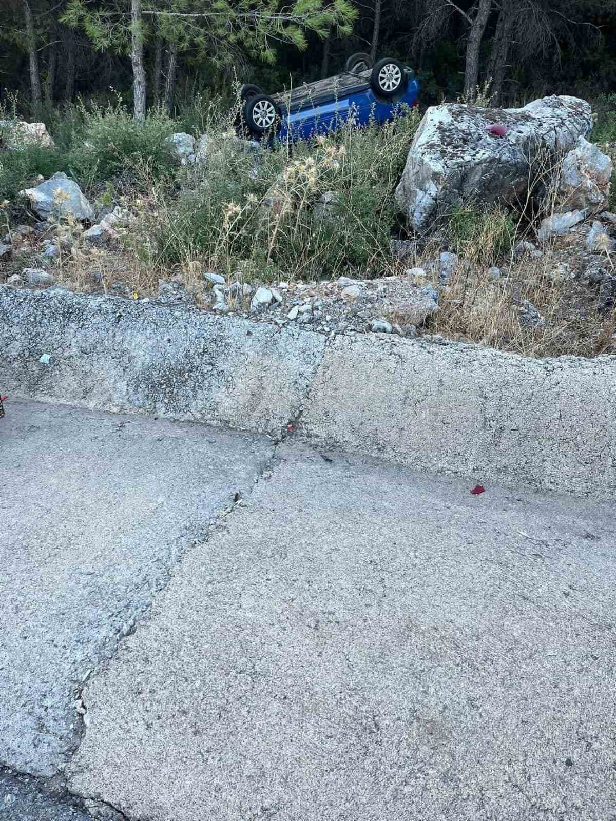 Muğla&rsquo;da trafik kazası:1 yaralı
