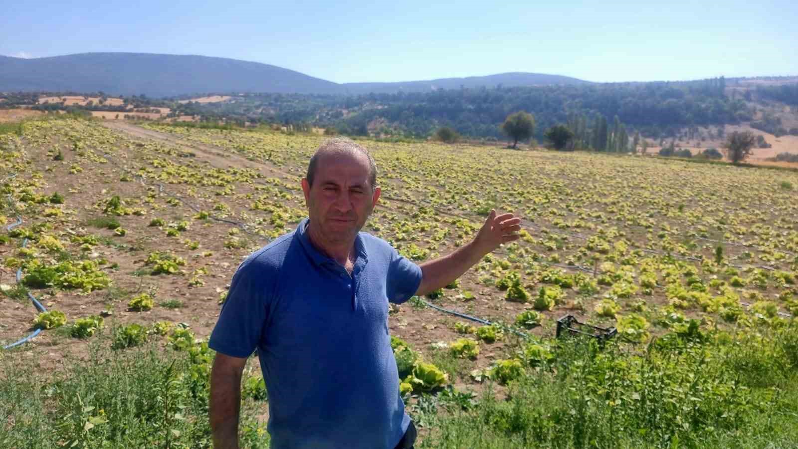 Çukurca Göleti sulama sistemindeki arızalar çiftçileri zor durumda bıraktı