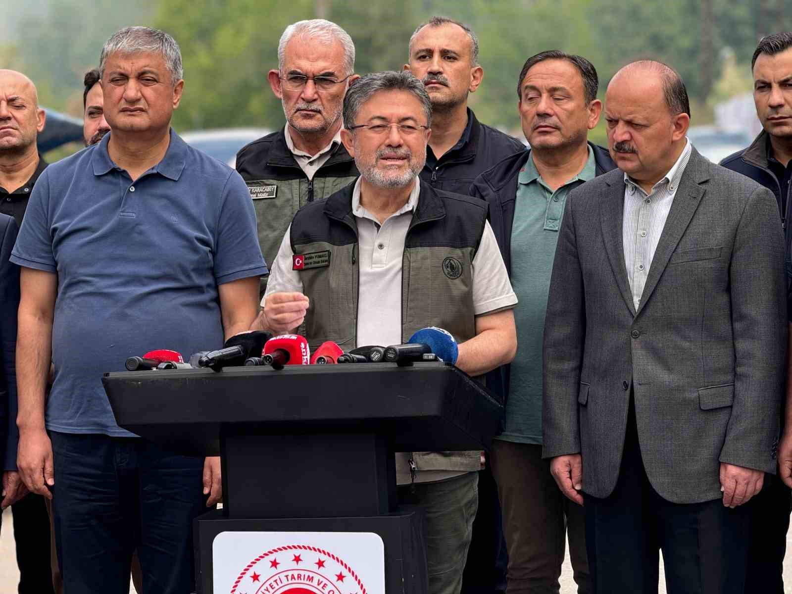 Tarım ve Orman Bakanı İbrahim Yumaklı:
