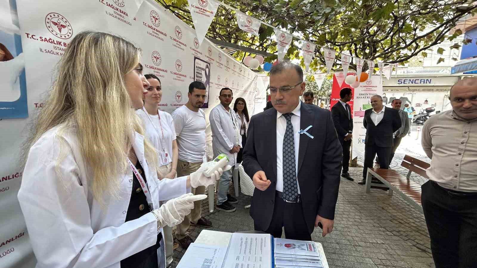 G&uuml;ng&ouml;ren&rsquo;de Sağlıklı Yaşam Stantları kuruldu
