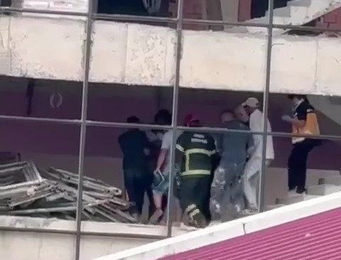 Ordu’da kültür merkezi inşaatında iş kazası: 1 yaralı