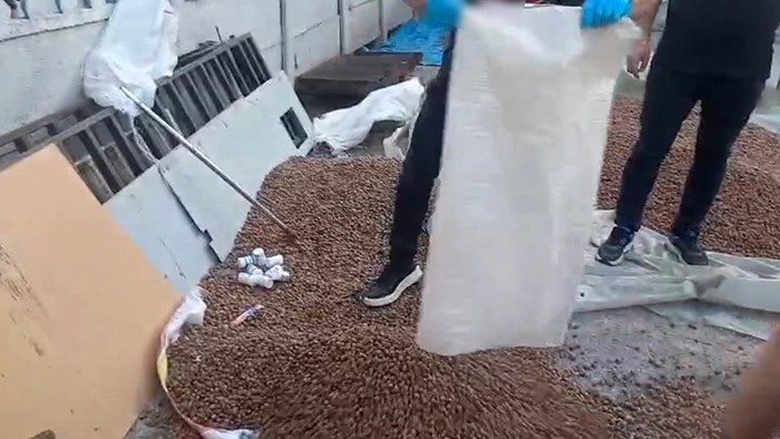 Sakarya’da uyuşturucu zulası fındık çuvalından çıktı