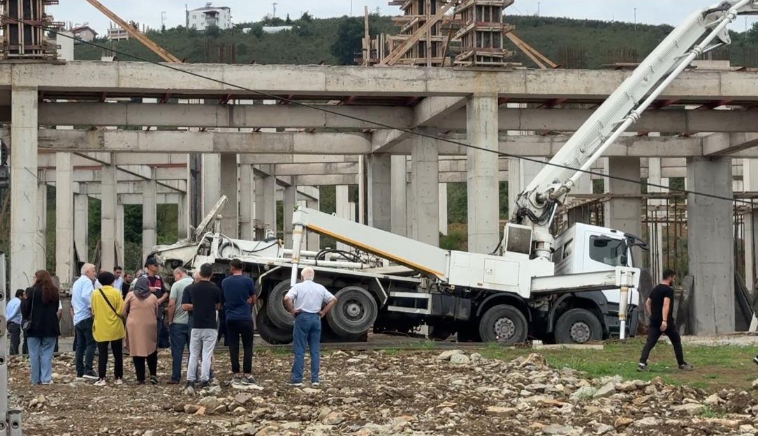 Ordu’da inşaatta beton mikseri devrildi: 1 ölü