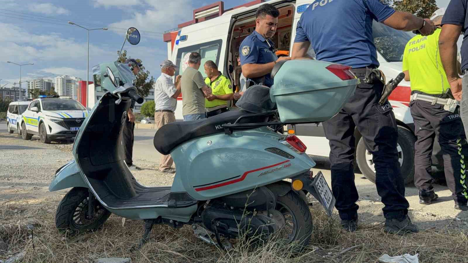 Samsun’da motosiklet ile otomobil çarpıştı: 1 yaralı