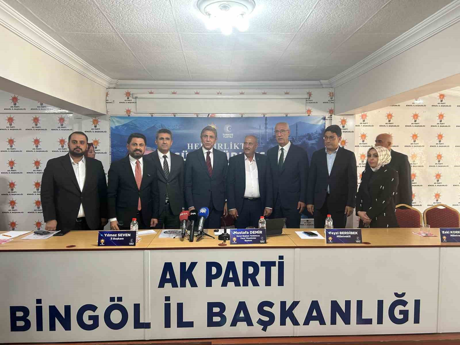 AK Parti Genel Başkan Yardımcısı Demir: "Eser üretmek bizim işimiz, hezimet CHP’nin işi"