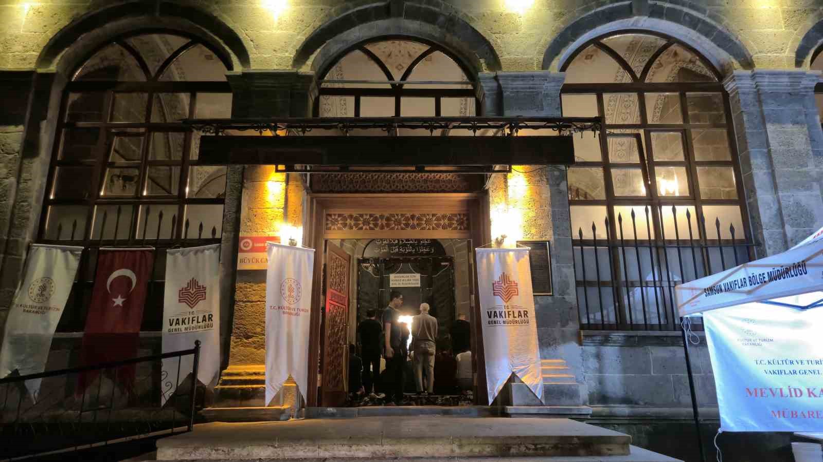 Samsun&rsquo;da Mevlid Kandili idrak edildi
