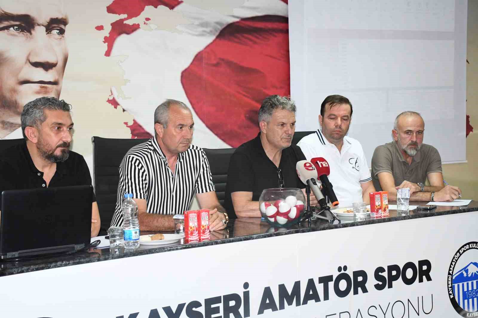 Kayseri Süper Amatör Küme fikstürü çekildi