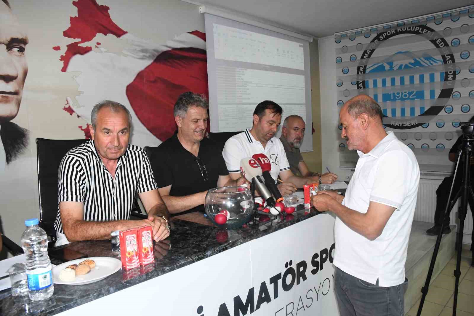 Kayseri Süper Amatör Küme fikstürü çekildi
