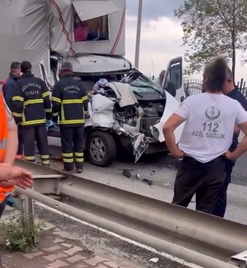 Giresun’da trafik kazası : 1 ölü, 1 yaralı