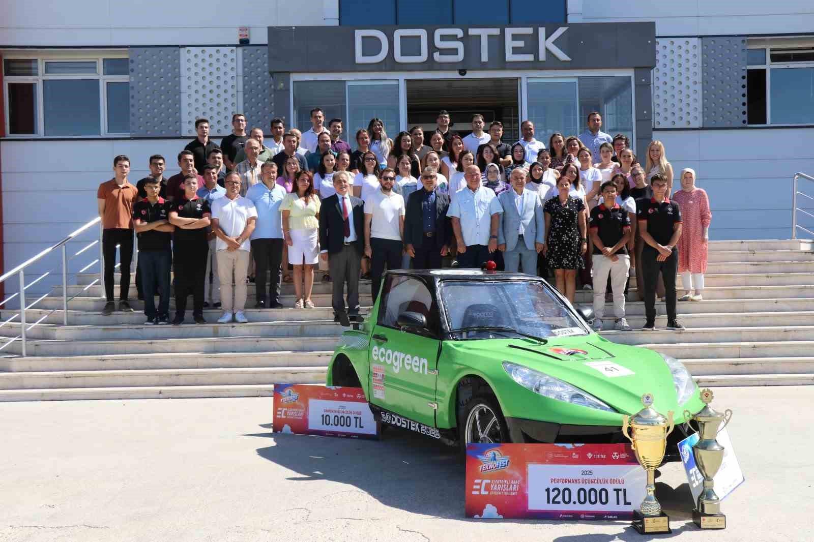 Denizli OSB Y&ouml;netimi, DOSTEK Kolejinin TEKNOFEST başarısını kutladı
