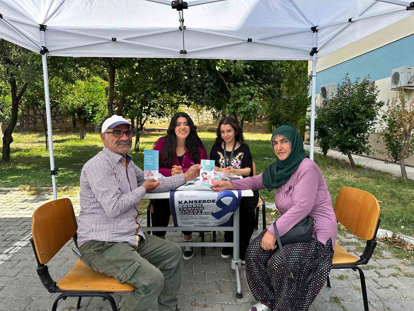 Çemişgezek’te kanserde erken teşhis için farkındalık etkinliği
