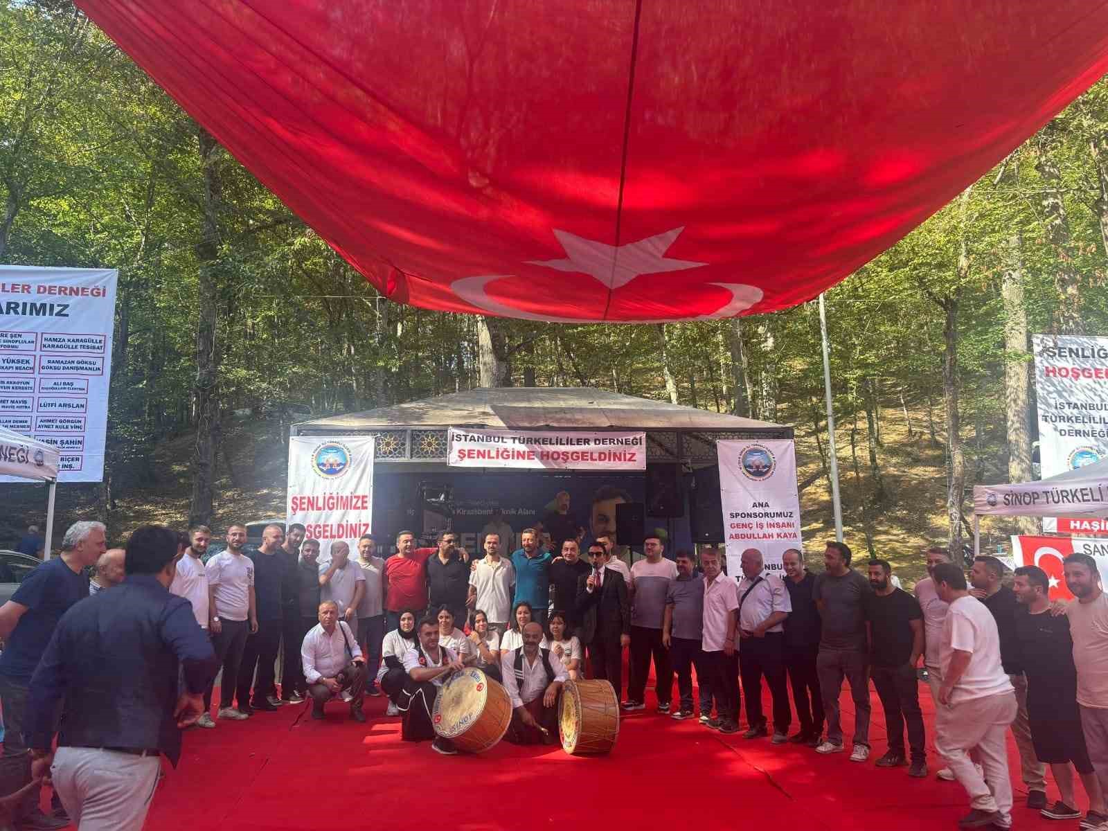 Türkelililer şenlikte buluştu