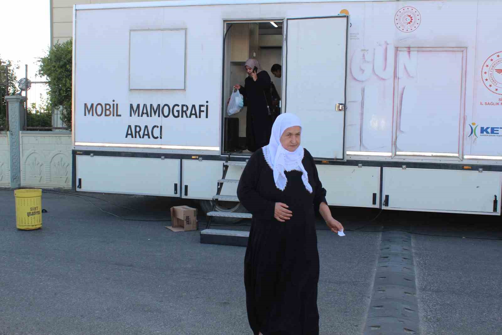 Siirt’te vatandaşlara kanser taraması hizmeti