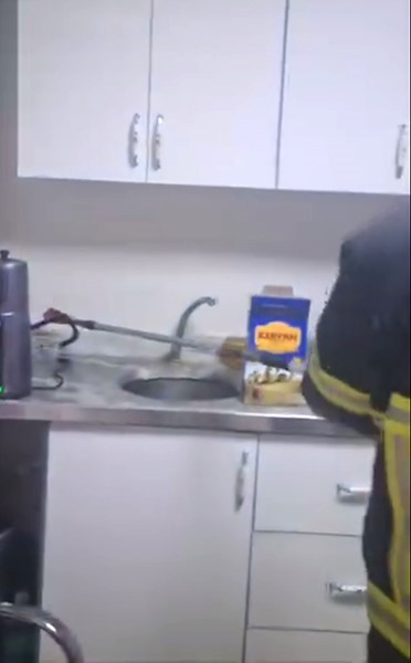 Şırnak’ta iş yerinde yılan paniği