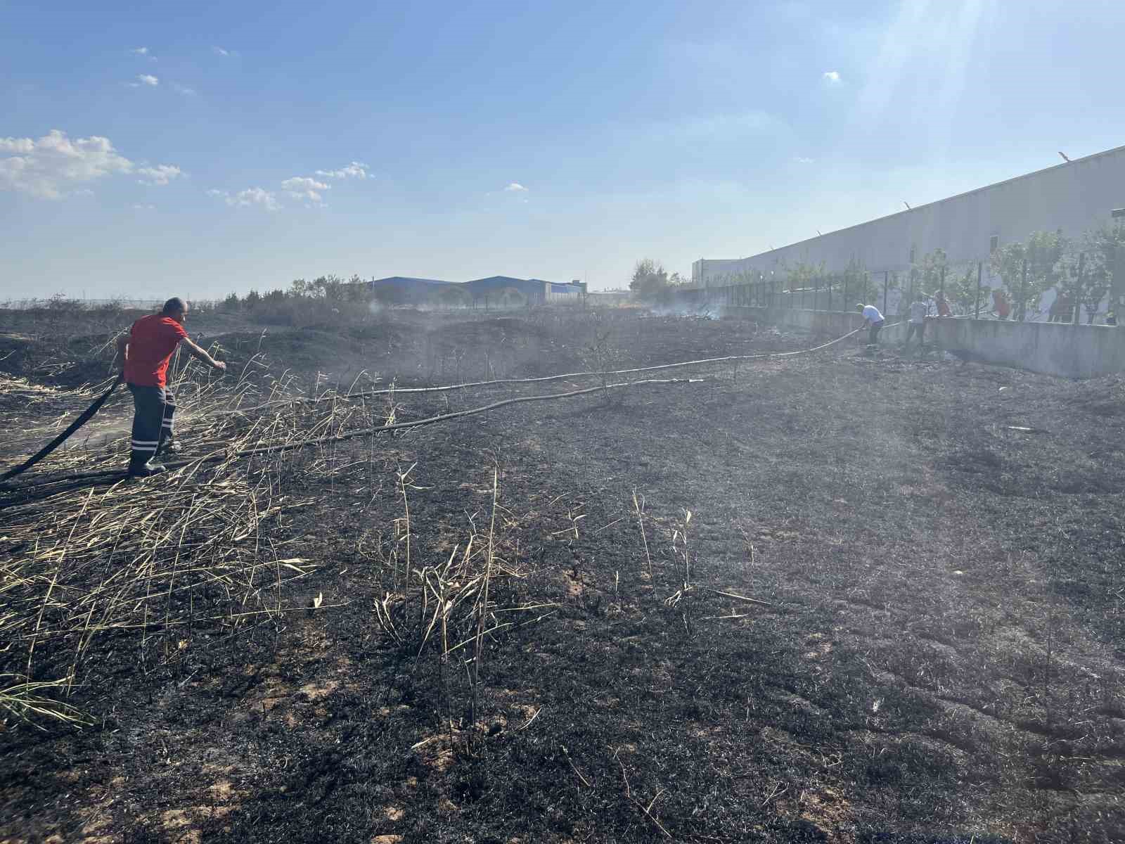 Tekirdağ’da korkutan yangın