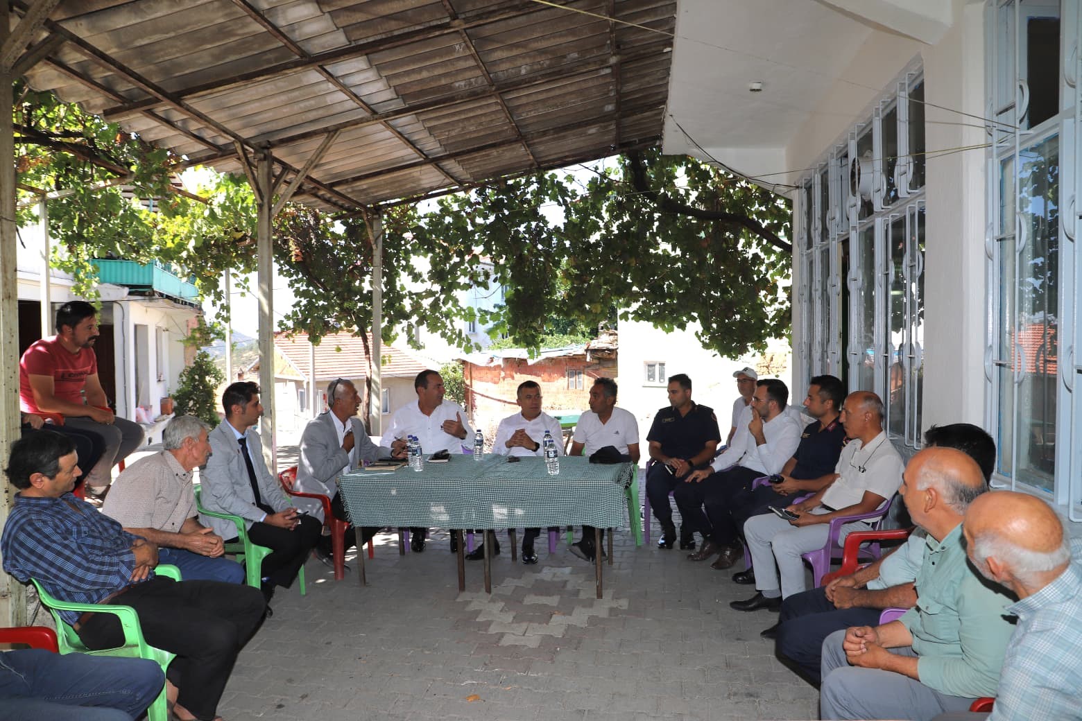 Kaymakam Bayram gazileri ziyaret etti