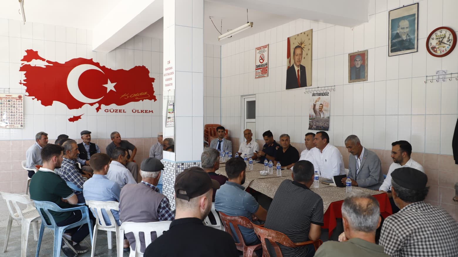 Kaymakam Bayram gazileri ziyaret etti
