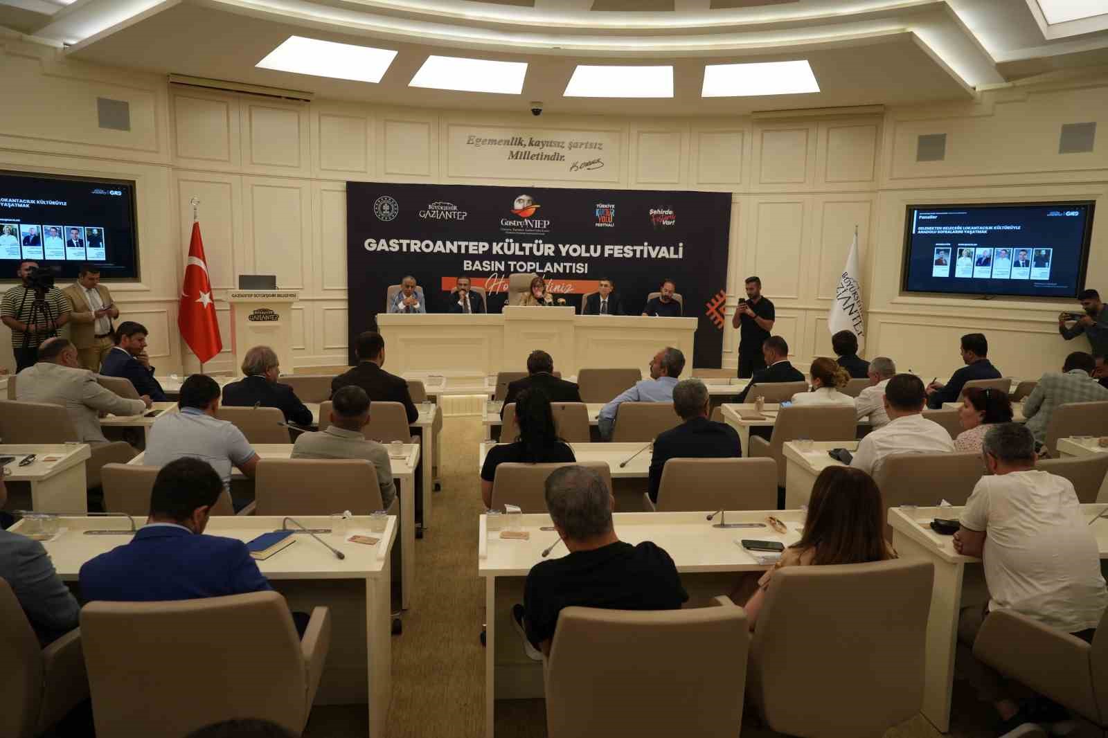 "GastroANTEP K&uuml;lt&uuml;r Yolu Festivali" i&ccedil;in bilgilendirme toplantısı yapıldı
