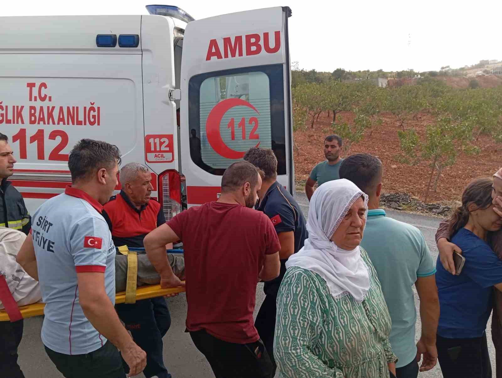 Siirt’te trafik kazası: 3 yaralı
