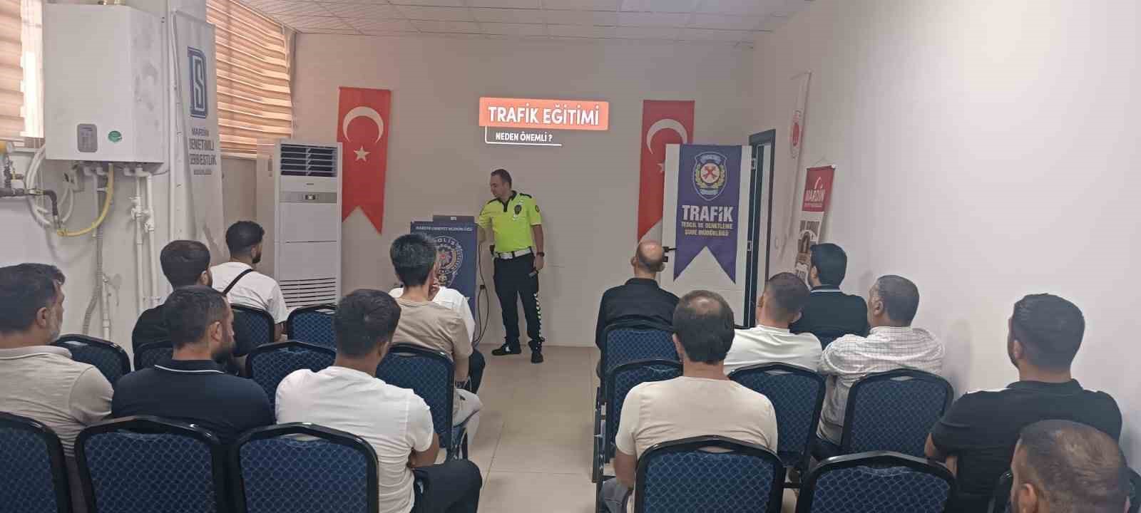 Mardin’de hükümlülere trafik kuralları semineri düzenlendi