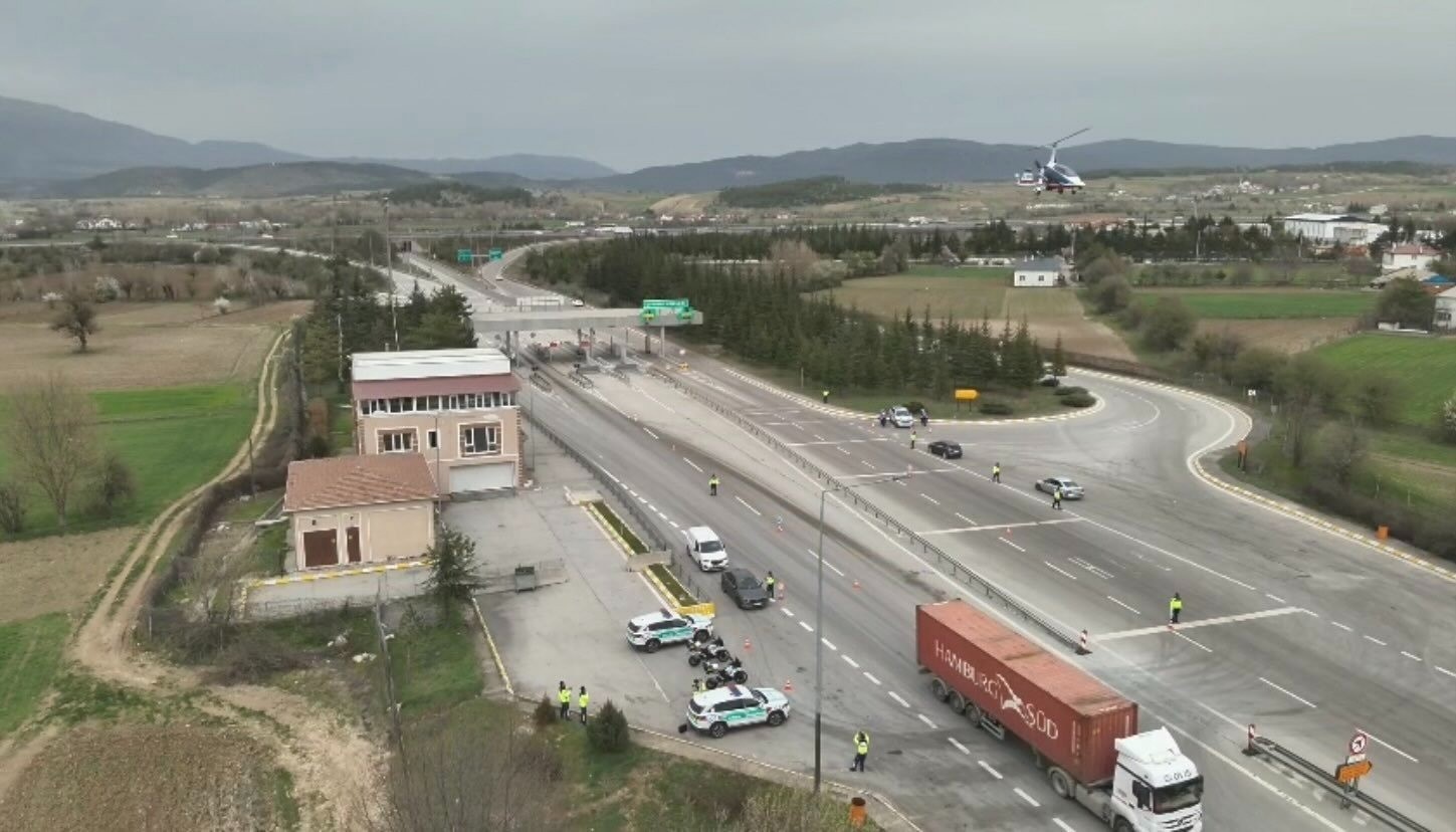 Bolu semalarında ’cayrokopter’li takip: 120 bin lira ceza