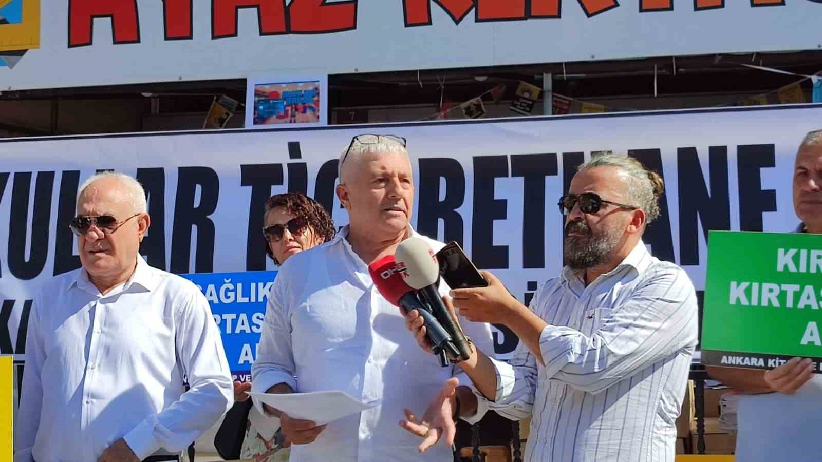 Ankara Kitap ve Kırtasiyeciler Oda Başkanı K&uuml;&ccedil;&uuml;karzuman: "Kırtasiye ve kırtasiye &uuml;r&uuml;nlerinde y&uuml;zde 20 olan KDV oranının sıfırlanmasını istiyoruz"
