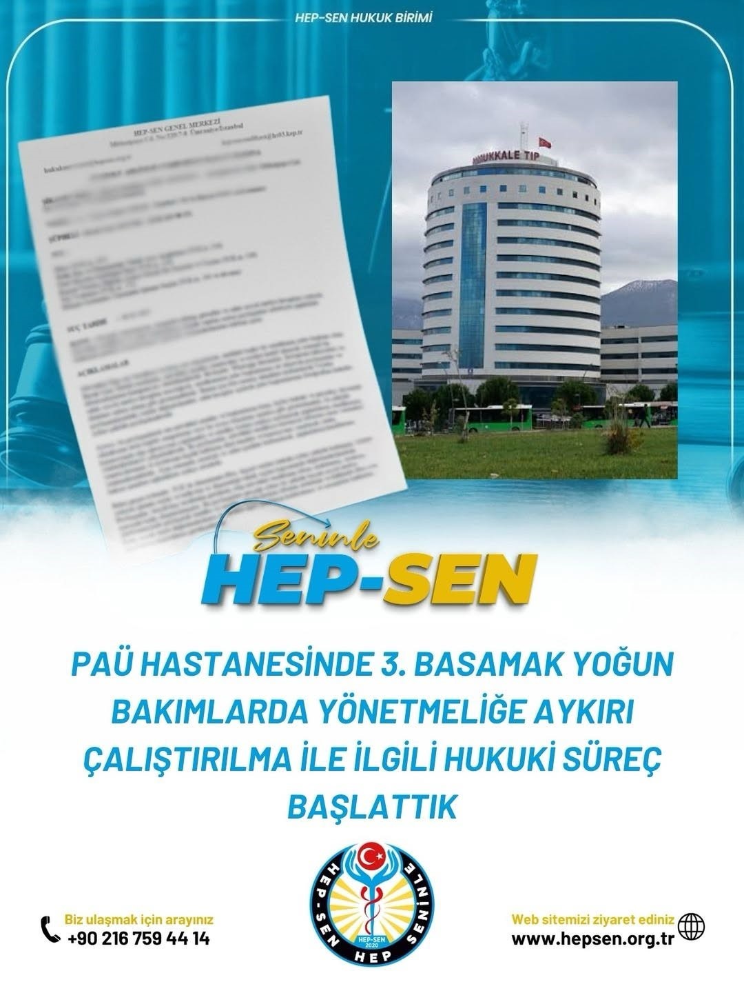 Hemşireler PAÜ Hastanesine mevzuata aykırılık davası açtı