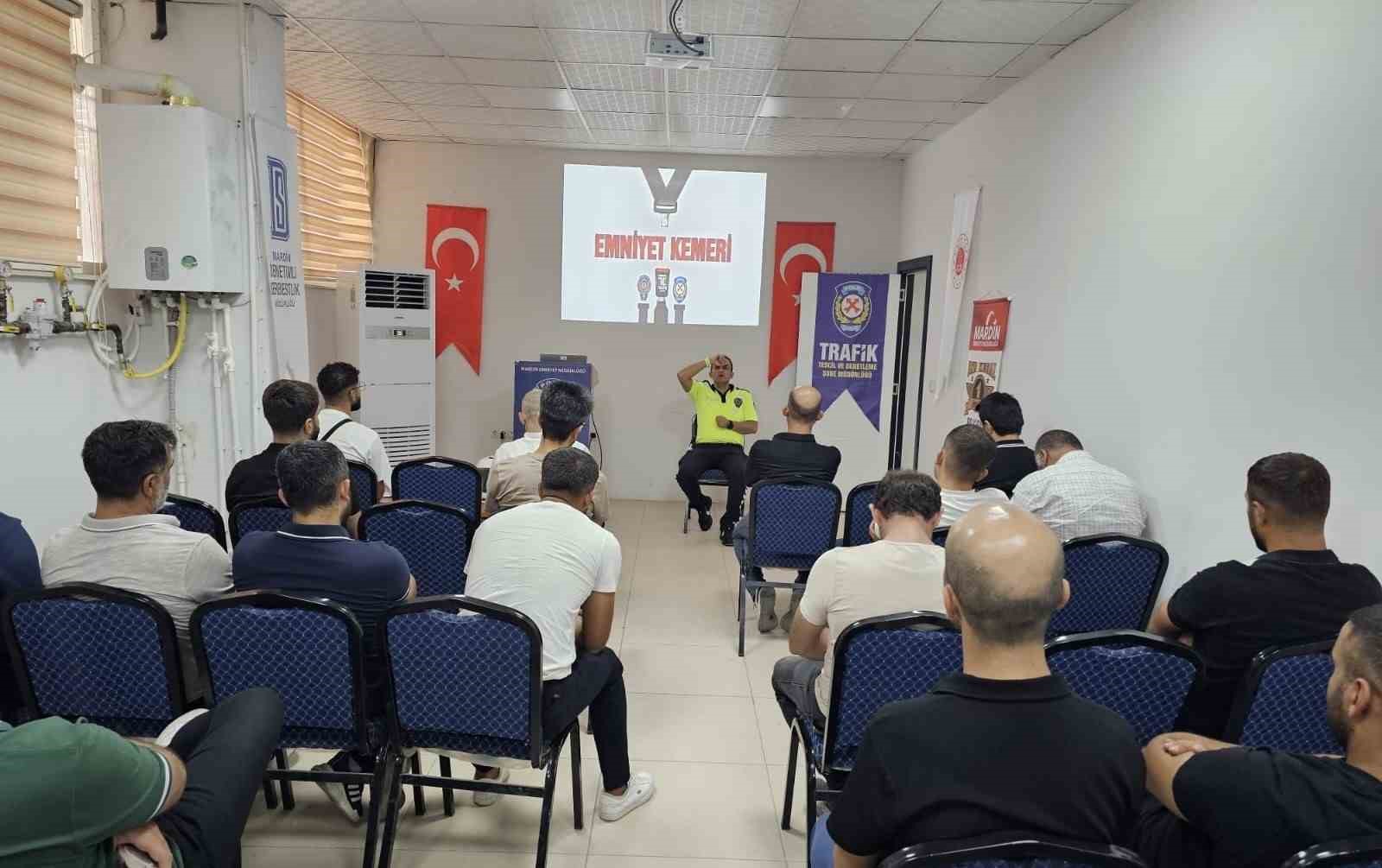 Mardin’de hükümlülere trafik kuralları semineri düzenlendi