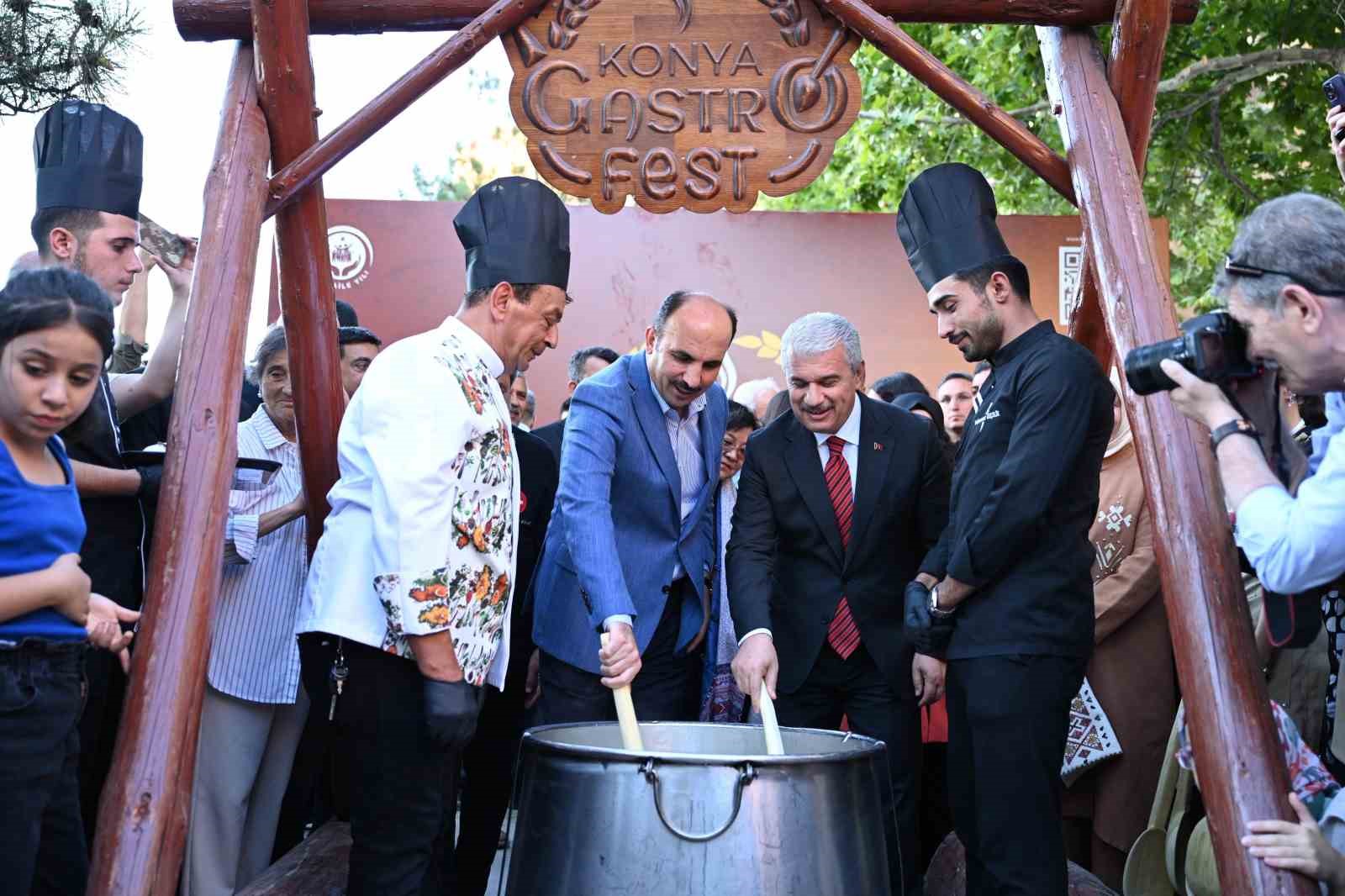 Türkiye’nin en büyük Gastronomi Festivali Konya’da başladı