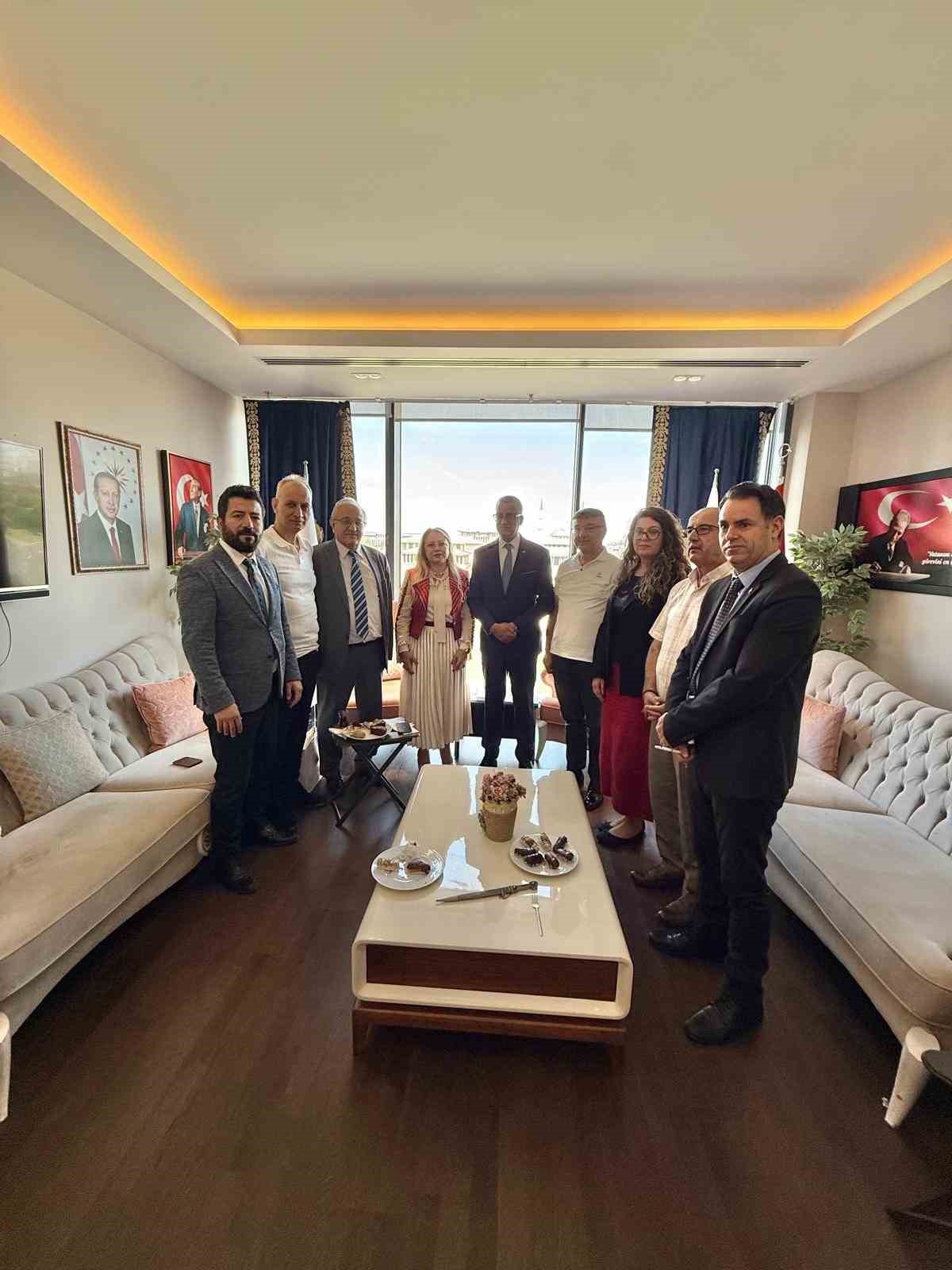 SATKOF Genel Başkanı Prof. Dr.  BayTunus Cumhuriyeti Ankara B&uuml;y&uuml;kel&ccedil;isi Ahmed Ben Sghaier, Sağlık Turizmi ve Ekonomik ortaklıkta yeni ufukları değerlendirdi
