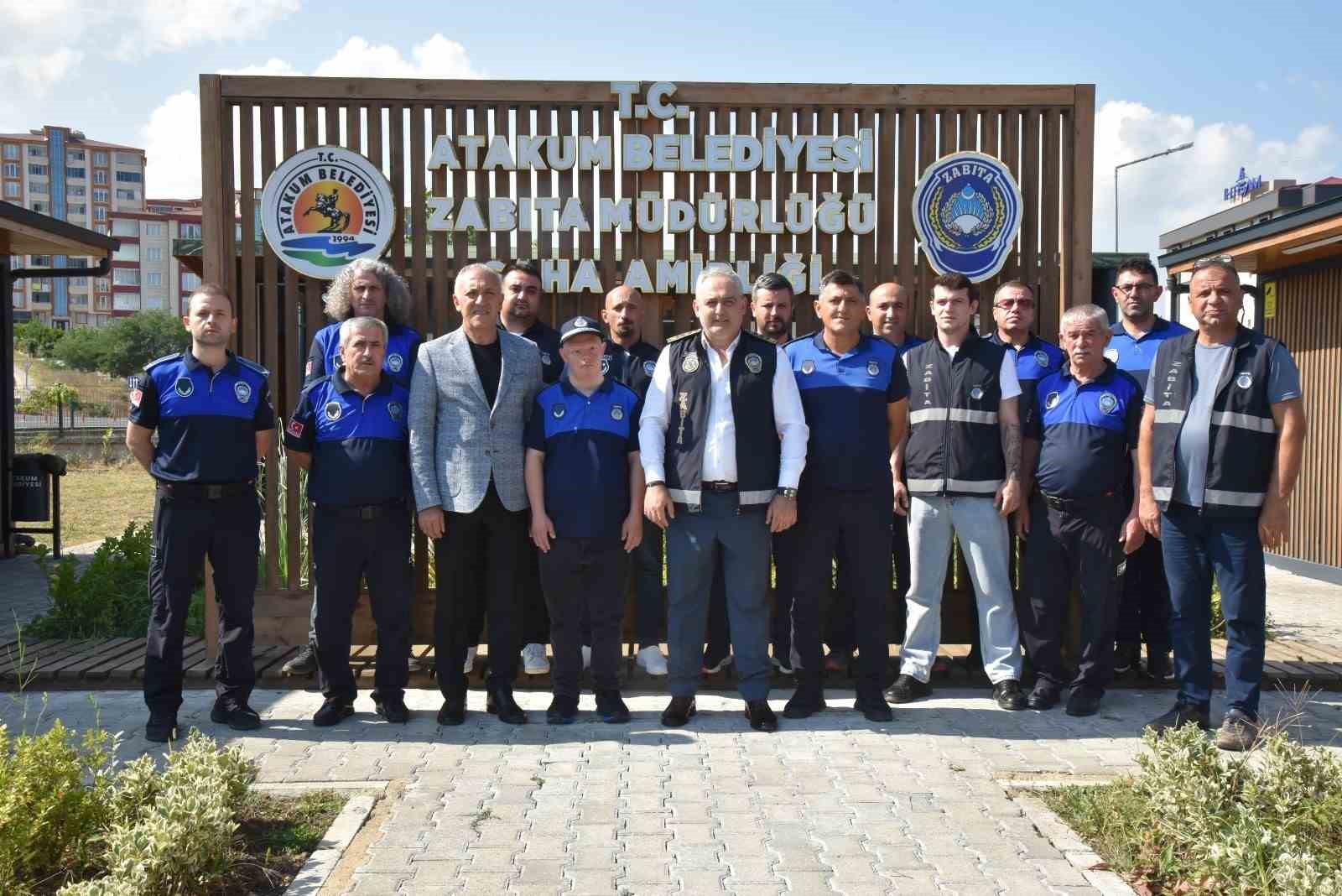 Atakum&rsquo;da konvoylu Zabıta Haftası kutlaması
